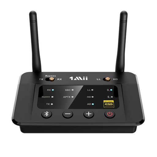 1MiiBluetoothトランスミッター5.3ブルートゥースオーディオレシーバーbluetoothレシーバーdac2台同時送信aptxadaptive/aptxll低遅延/aptxhdaac/sbc/光デジタル