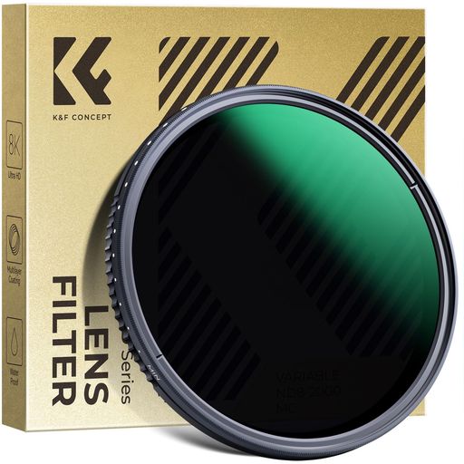 K&F CONCEPT 82MM 可変NDフィルター ND8-ND2000フィルター 9段階可変 マルチコーティング 光学ガラス 減光NDフィルター 薄型 K&F CONCEPT【メーカー直営店】｜fleurette