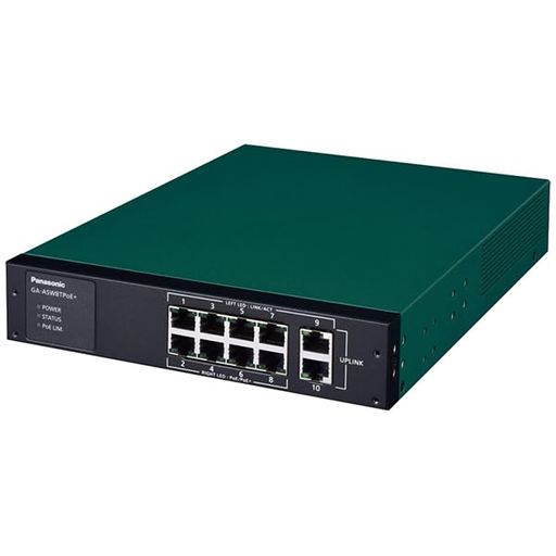 PANASONIC PN25087K PoE給電スイッチングハブ GA-ASW8TPoE+｜fleurette