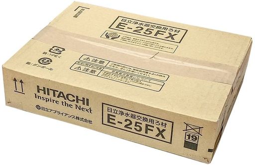 日立浄水器用カートリッジ交換用ろ材E-25FX(ろ材0.6kgx2袋)【対応機種:PE-25WPE-25VPE-25SPE-25NS】