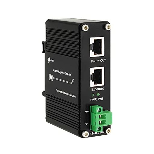 Steloproad実業用ギガビットPoE++インジェクター48VDCPoE++95W最大限度100米突最終生産物DIN軌跡マウント固くなるご機嫌力強さPoEアダプタ-40°C～80°CIP40