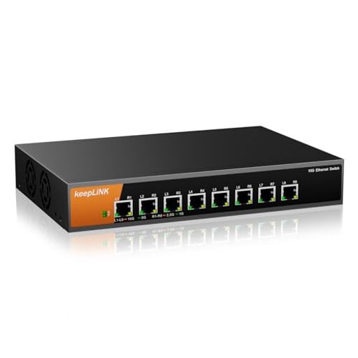 keepLiNK8界面10gbpsスイッチングこしき金属元素筐体据え付ける不必要プラグアンドプレイデスクトップ据え付けるまたは仕合わせマウントに相応う