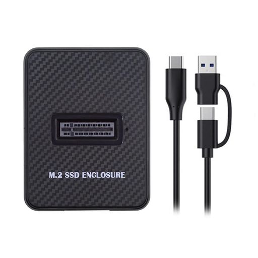 XiwaiUSB3.0Type-CUSB-CからNVMEM-keyM.2NGFFSATARTL9210BチップセットSSDドッキング垂直外付けPCBAケースエンクロージャ