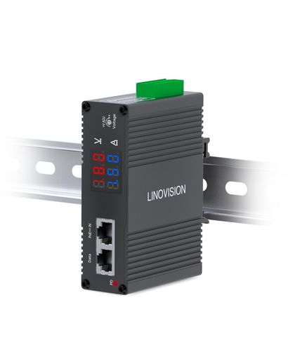 LINOVISION実業用ギガビット90WPoE++スプリッター、DC3~36V合わせる能力のある最終生産物、LED見せびらかす、PTZ写真機、アクセスコントロールシステム用IEEE802.3af/at/btPoEからDCワット数振り出し