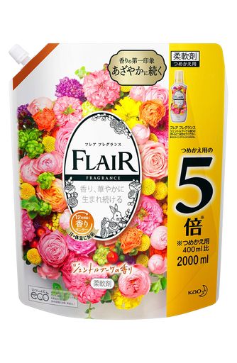 【大容量】ハミングフレア柔軟剤ジェントル&ブーケの香り詰め替え2000ml