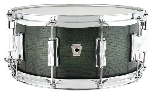 ラディックLudwigスネアドラムクラシックオーク【LS764XXK4】サイズ:6.5x14(インチ)カラー:GreenBurst