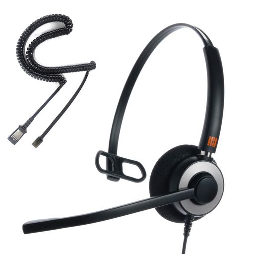 IPDIPH-160プロフェッショナルモノラルノイズキャンセリングヘッドセット、オフィス/コールセンター用U10Pケーブル付き、NEC、NTT、日立、中与、岩津、東芝、沖、富士通、AvayaPolycom