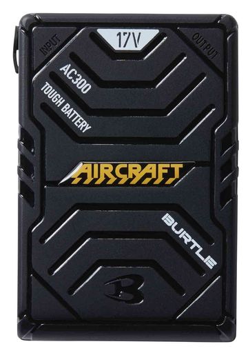 BURTLEバートルエアークラフトリチウムイオンバッテリー(※AC310/311ファンの専用品です)春夏用ブラックAC30035F