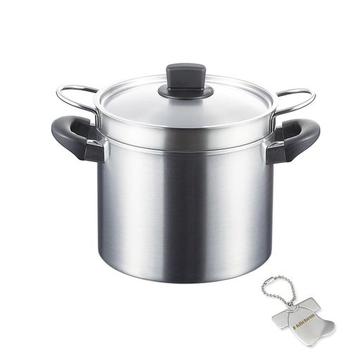J-kitchens両手鍋蓋が転がりにくいパスタ鍋22cmガスIH対応日本製オリジナルタグ付