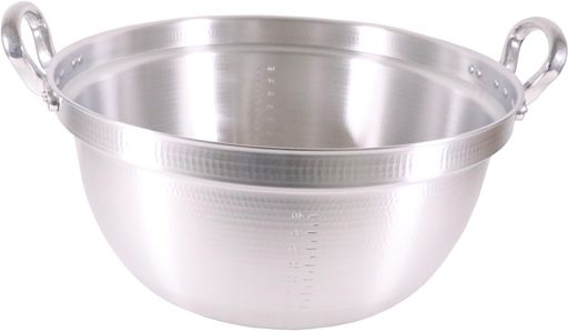 アルミキング打出料理鍋(目盛付)60cm