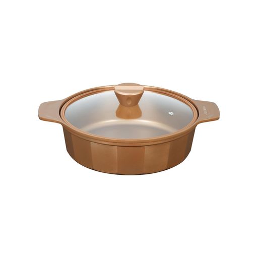 VISIONSビジョン鍋卓上鍋26cmIH対応ガラス蓋付GOLDCoatingCP-8805 5,260円