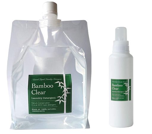 バンブークリアBambooClear620ml+1L詰替トライアルセット竹洗剤無香料