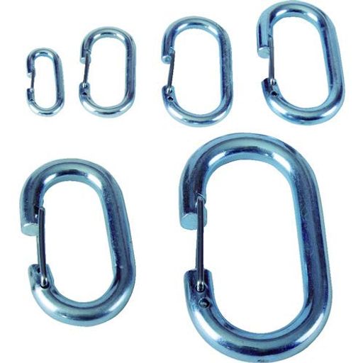 TRUSCO(トラスコ) Cリンク スチール 6mm TTCR6 x 100 個【ケース販売】｜fleurette 17,854円