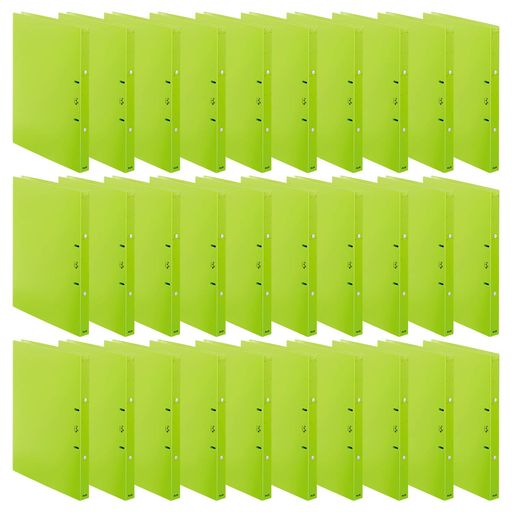プラス介護用ファイルA42穴リングたすけあ利用者カルテ用グリーン98-050x30冊