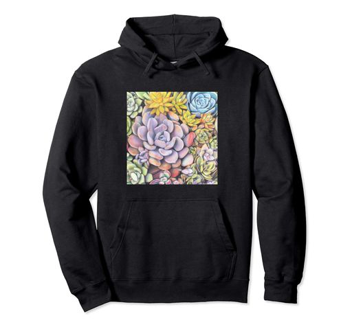 多肉植物明るい色観葉植物の描画パーカー