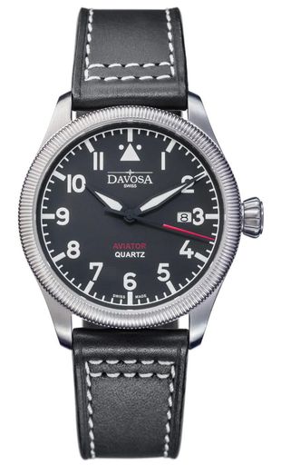 [ダボサ]DAVOSA腕時計デイトAviatorスイス製162.498.55