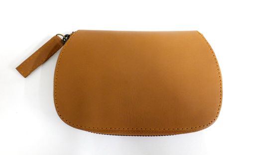 ワイズカスタム(WISECUSTOM)レザーワレットキャメルL
