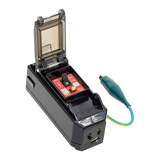 NICHIDO プラコンインポッキンブレーカ 過負荷漏電保護兼用 抜け止めコンセント 8362 PIPB-EKN-S|fleurette