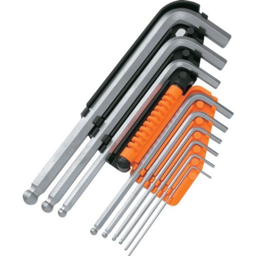 トラスコ中山(TRUSCO)どんぶり鉢尖んがり六角棒鍵仕掛ける9本組堅牢さCrメッキ5S【入れもの売りわたす】TXB-9S