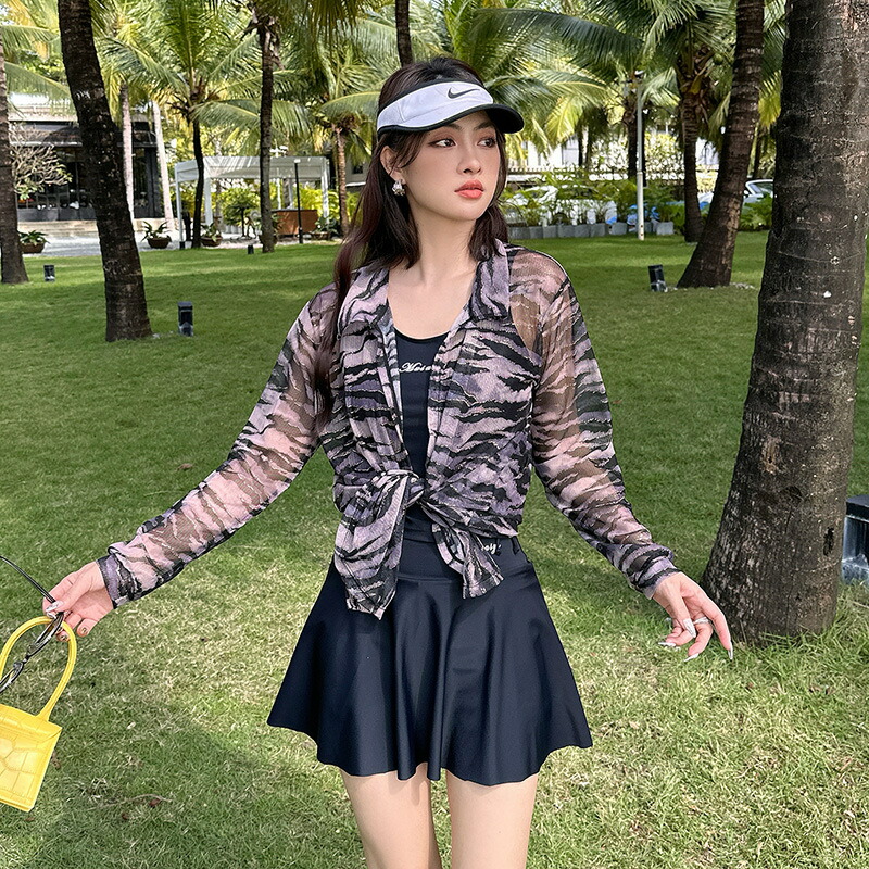 水着 レディース セパレート セット 大きいサイズ ビキニ タンキニ 学生 大人 女子 ママ水着 夏 海 プール リゾート シンプル 無地 スイムウェア 上下セット スポーツ 日焼け防止 長袖 スカート