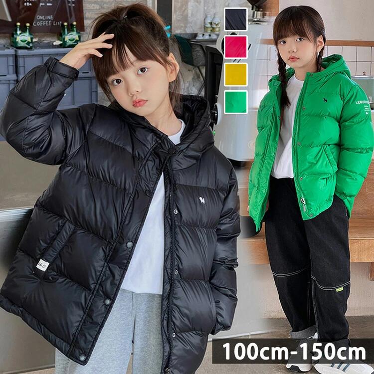 韓国子供服 ダウンジャケット ダウンコート 冬服 女の子 ロング丈 アウター フード付き 通学 厚手 防寒 長袖 アウトドア おしゃれ 子ども服 ベビー キッズコート お出かけ 可愛い ジュニア服 卒園式/入学式/パーティ 4色 100cm 110cm 120cm 130cm 140cm 150cm