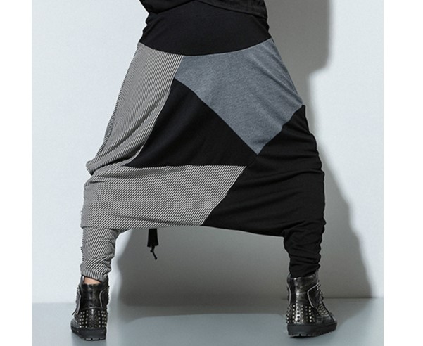 楽天市場 コーデ ストライプ ワイド サルエルパンツ メンズ レディース スリム オシャレ ヒップホップ ダンス ゆったり オールシーズン 冬 Fleuruneffe