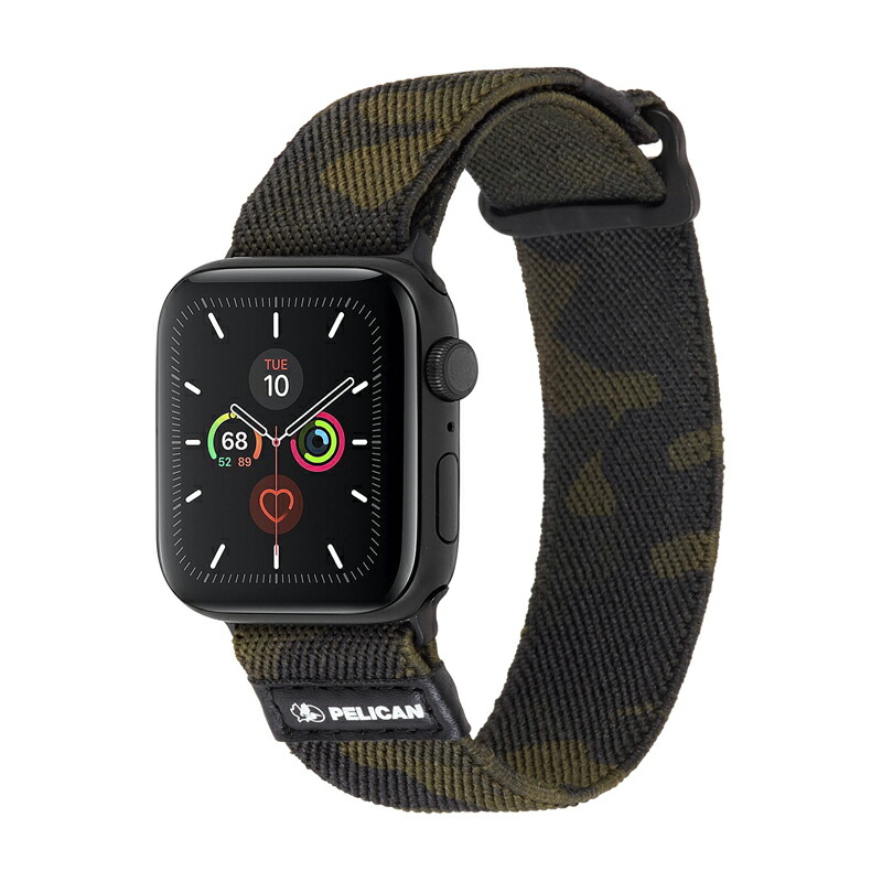 Pelican ペリカン Protector Band Camo Green For Apple Watch 38 40mm 42 44mm Se 6 5 4 3 2 1マッチ 国内律表現販売店見識 Cannes Encheres Com