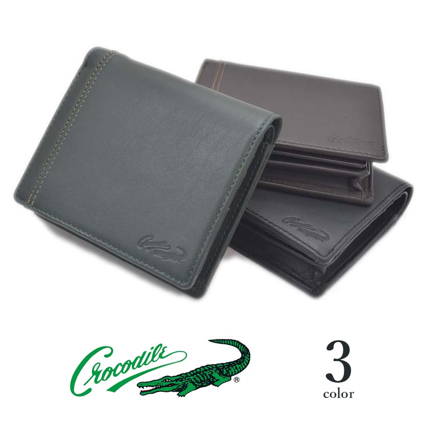 【楽天市場】CROCODILE(クロコダイル) 二つ折り 財布 ショートウォレット コンパクトウォレット やわらかい シープスキン シープ