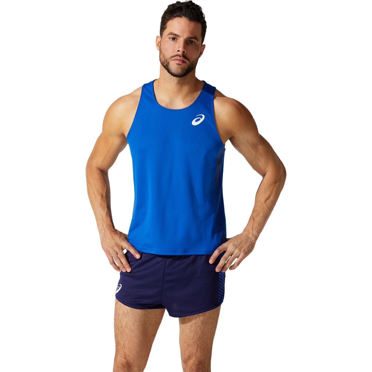 《上下セット販売》プラクティスランニングシャツ＆プラクティスランニングパンツ【ASICS陸上・ランニングウェア】2091A420-402-2091A421-401  | フライトスポーツwebshop
