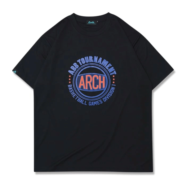 ☆ネコポス配送☆ Arch brush heart tee [DRY] T125-132 【Arch】アーチ バスケットウェア