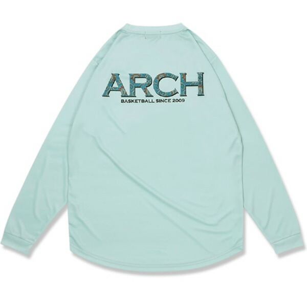 日本人気超絶の ネコポス対応可 Arch ロングスリーブTシャツ damask lettered L S tee DRY T322-112アーチ  バスケットウェア www.basexpert.com.br