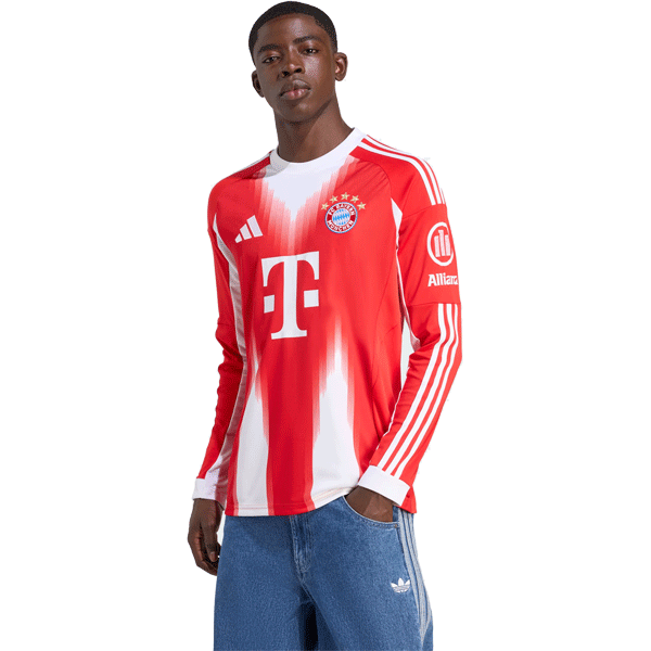 ☆ネコポス配送☆ adidas FCバイエルン 25/26 長袖 ホームジャージー KPC96-JP3689 【adidas】アディダス サッカーウェア