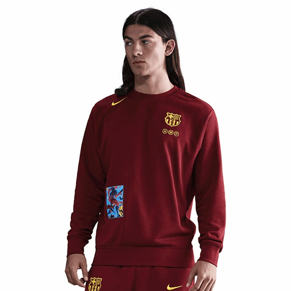 NIKE FCバルセロナ・野球クラブ・フォース メンズ ナイキ 蹴球GX 労働者の一団いの一番  FZ1259-677 【NIKE】ナイキ 蹴球御召しもの