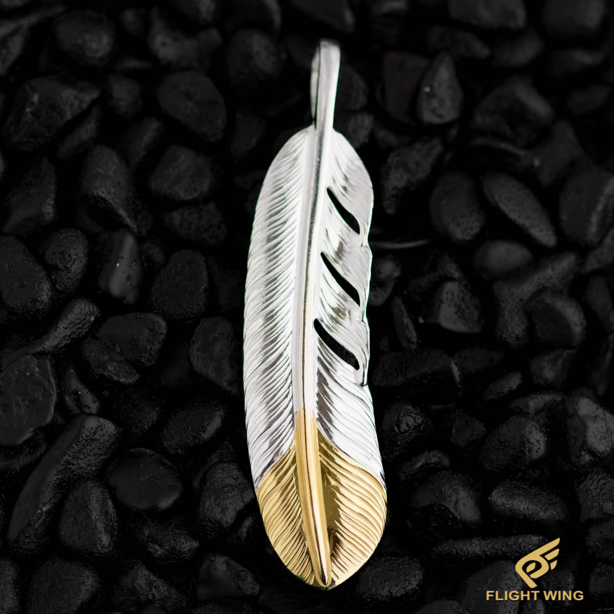 【 LA KEY 】【正規代理店】K18 Top SV Feather / 先金特大フェザー(左)【新品】