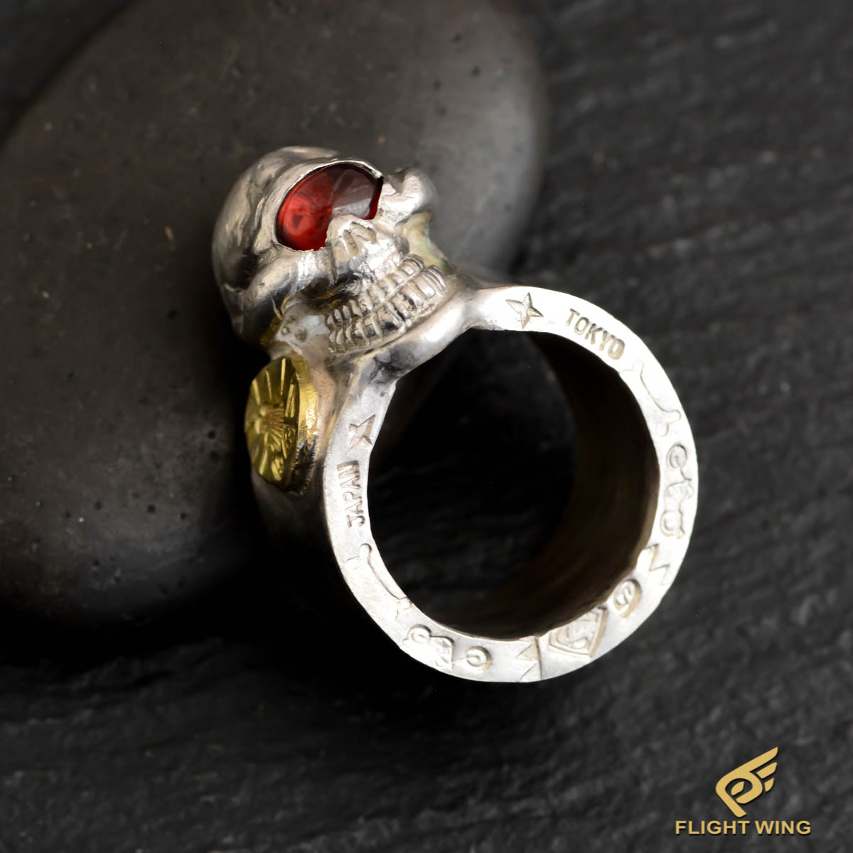 【楽天市場】【Stop Light ストップライト】Skull Ring and Red Eye