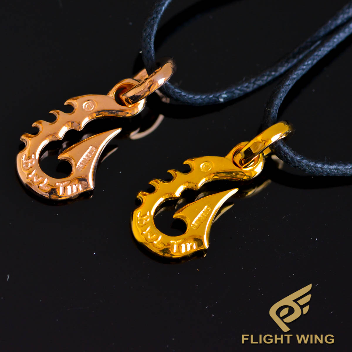 Gold Plated Fish フィッシュフック Hook ネックレストップBWL メンズ