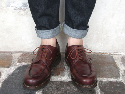 パラブーツ メンズ シャンボード マロン 710708 Paraboot Uチップ〔FL