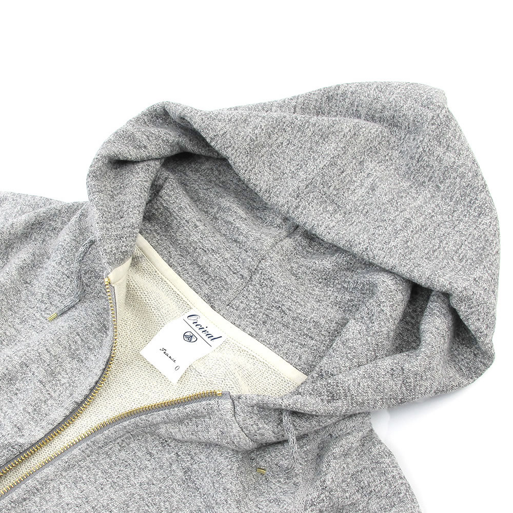 オーチバル オーシバル ダブルジップフレンチテリー レディース メンズ パーカー 長袖 薄墨 真っ黒 エクリュ 青味 マロン ベージュ 濃紺色 0 1 2 3 4 5 6 Orcival Rc 9007 Cannes Encheres Com