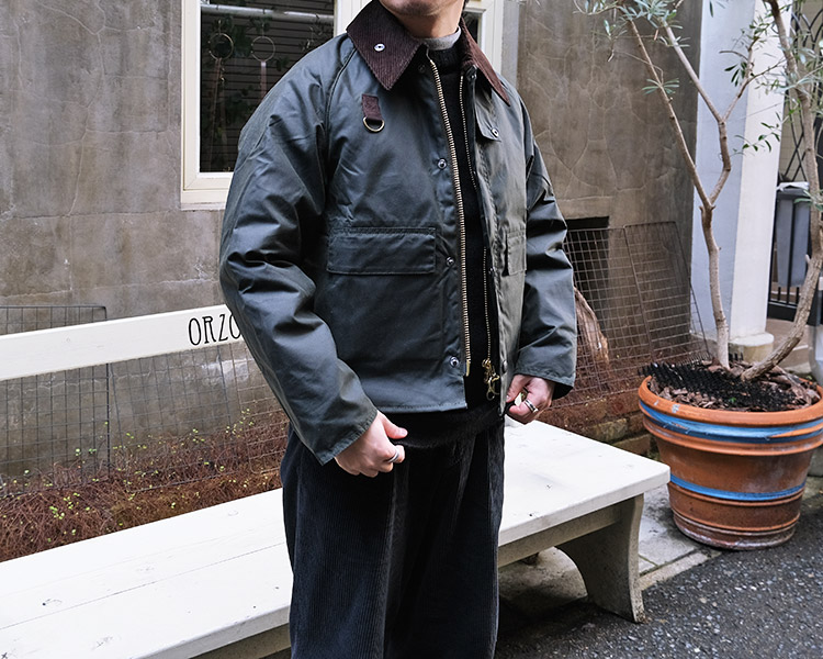 Barbour バブアー SPEY ショート丈 MWX1212 メンズ WAX ジャケット