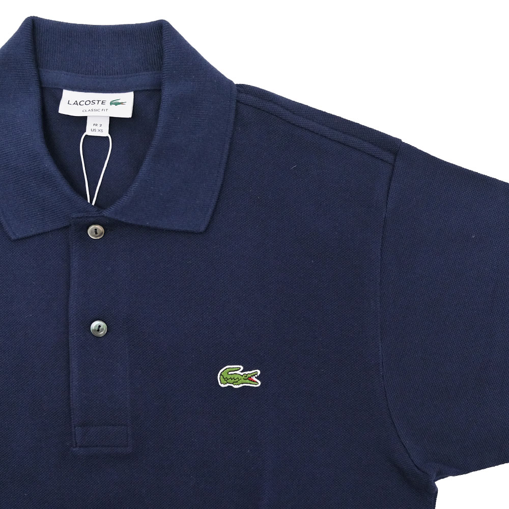 激安商品 LACOSTE ラコステ L1212AL 半袖 ポロシャツ コットン 鹿の子