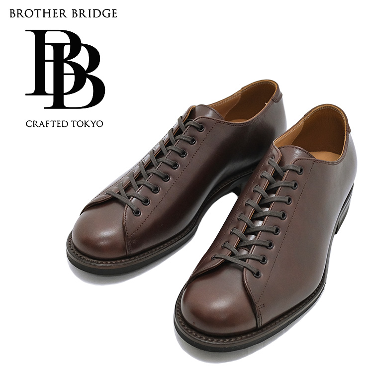 BROTHER BRIDGE ブラザーブリッジ ALI アリ Vintage BRN Calf カーフレザー 牛革 レースアップ レザー ブラウン  メンズ 〔FL〕 | FLISCO