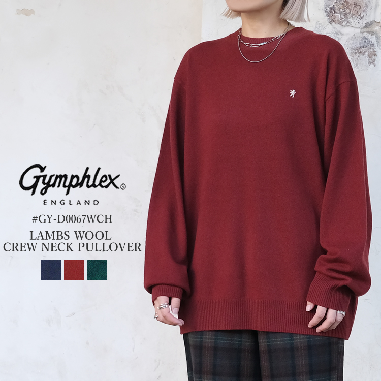 楽天市場】【S】ジムフレックス ウール カシミヤ クルーネック ニット プルオーバー レディース トップス Gymphlex WOOL CASHMERE  CREWNECK KNIT PULLOVER LADIESアイボリー/レッド/チャコール 14/M #GY-D0035WOC : FLISCO