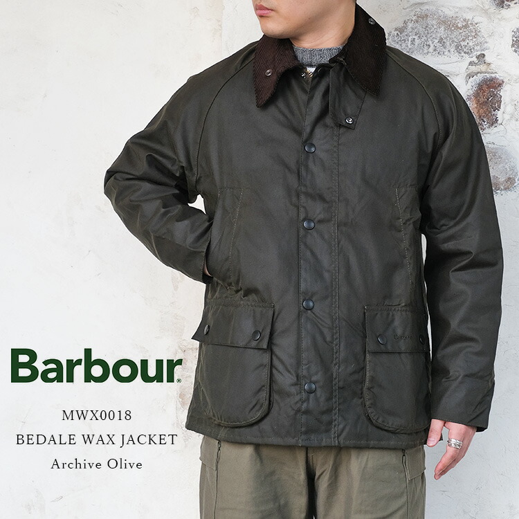 【プロホースブラシプレゼント♪】 Barbour バブアー BEDALE WAX JACKET ビデイル ワックスジャケット レギュラーフィット MWX0018 ARCHIVE OLIVE アーカイブオリーブ メンズ 〔FL〕