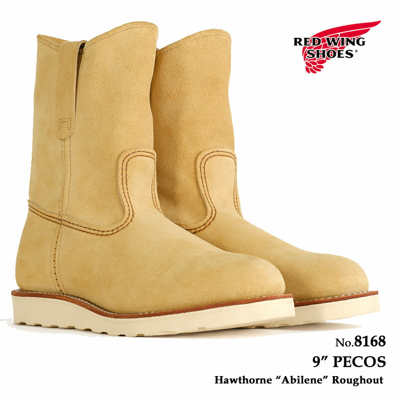 ま*ん様 8E 良品 09年】レッドウィング 8168 スエード ペコス 8月22日(金)0時販売開始】RED WING（レッドウィング）9-INCH