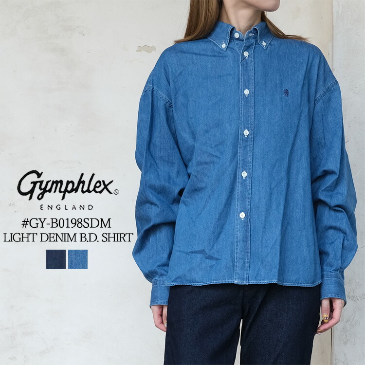 楽天市場】【2025AW】ジムフレックス/Gymphlex ライトデニムボタン