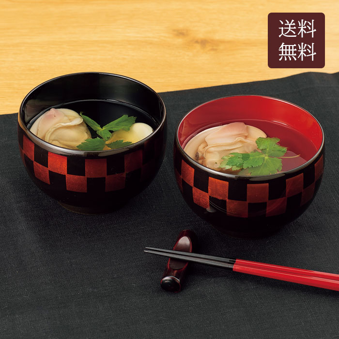 楽天市場】川連漆器銀間夫婦椀 木箱入 : 秋田県物産振興会楽天市場店