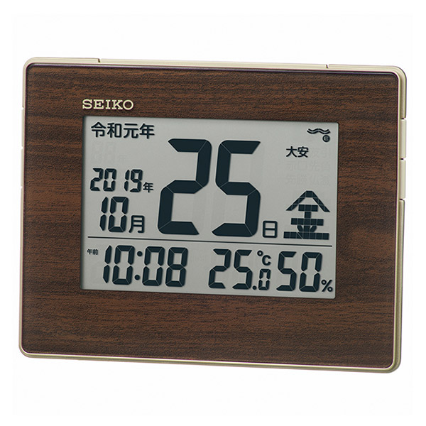 SEIKO カレンダー電波クロック SQ422W SQ422W | カレンダー | セイコーウオッチ株式会社