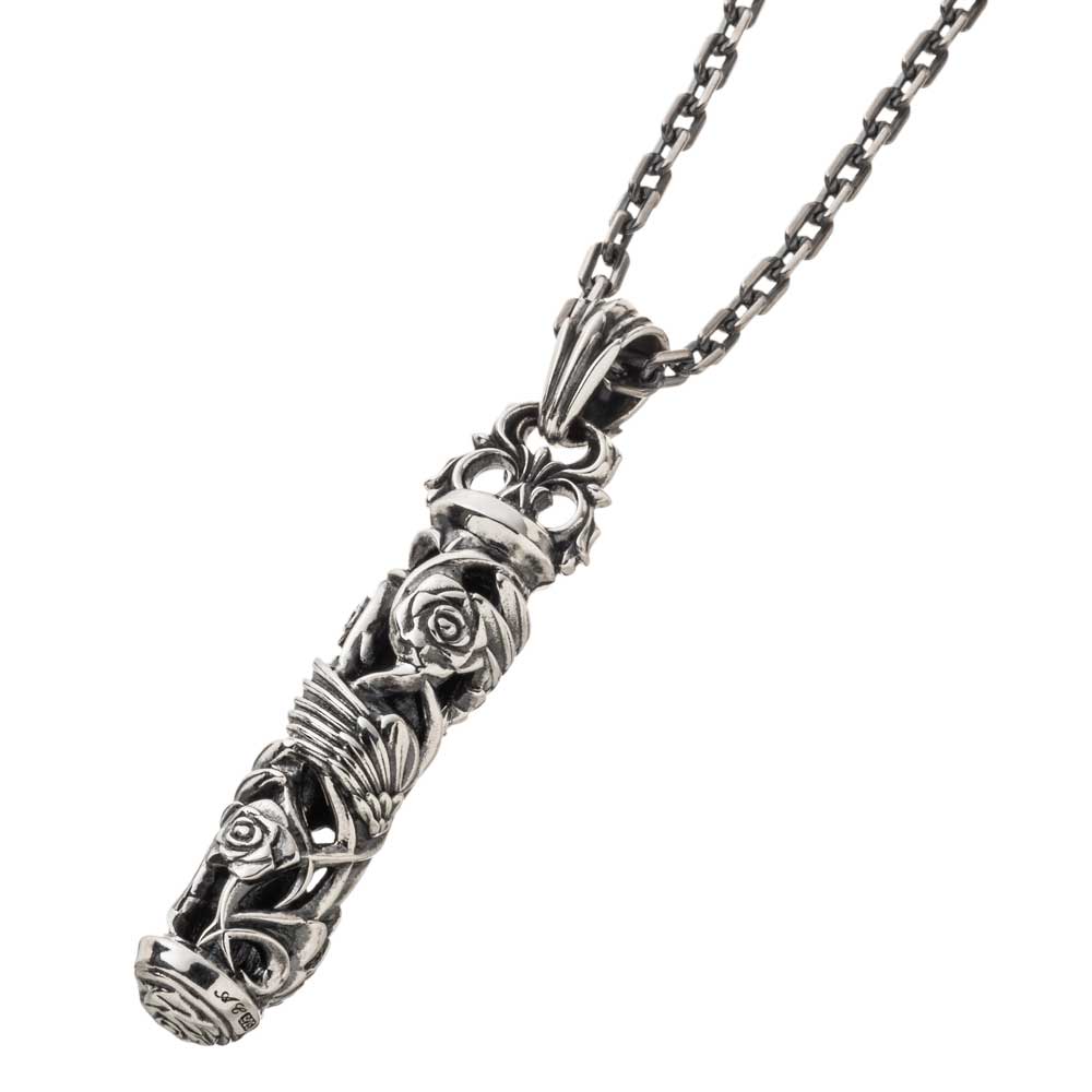 アルテミスクラシック ローズウイングシリンダーペンダント ACP0367 トップのみ (チェーン別売) ArtemisClassic Rose wing cylinder pendant シルバーアクセサリー