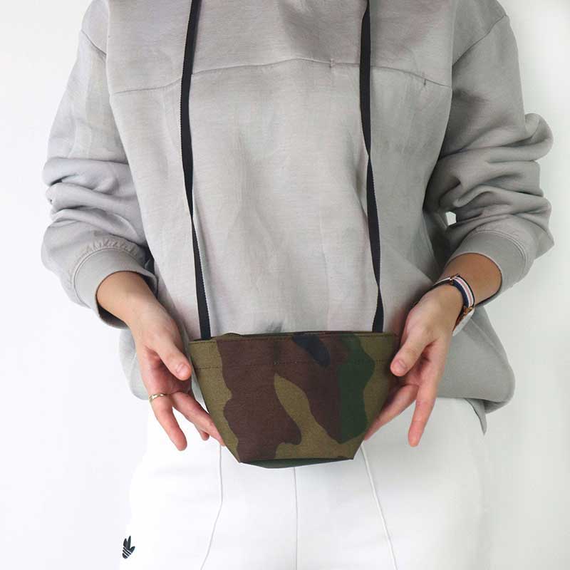 エルベシャプリエ HERVE CHAPELIER ショルダーバッグ レディース ナイロン 舟型 ミニバッグ XS カモフラージュ 1927W 0002 49 ブランド