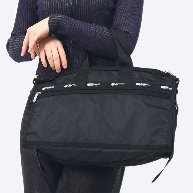 レスポートサック LeSportsac ボストンバッグ レディース 2WAY 軽量 ナイロン ブラック 一泊 1泊2日 1382 C509｜FLOATbyL